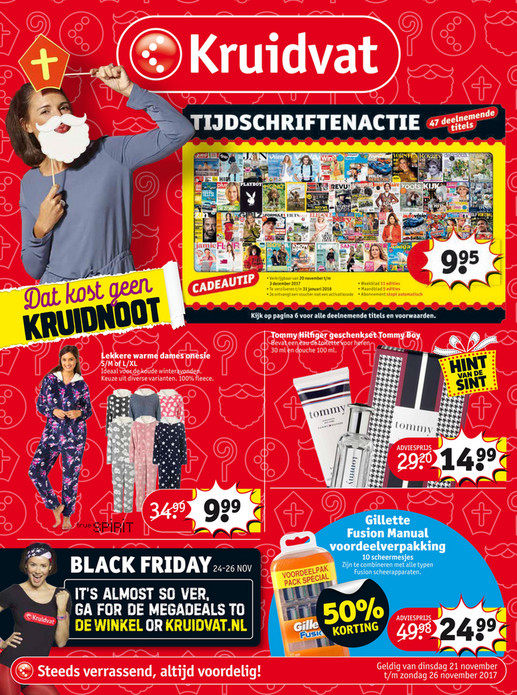 Kruidvat nederland kruidvat folder week 47 bf pagina 1